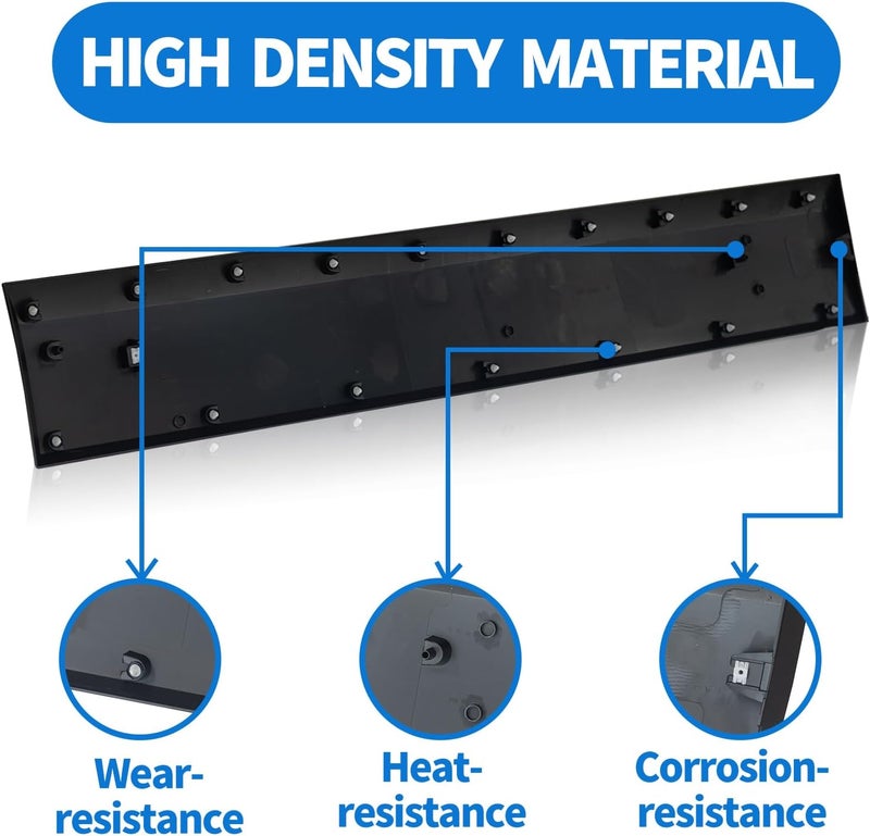 Spwrney Sliding Door Lower Molding Trim Center for Transit 150 250 350 HD 2015-2024, Exterior Side Loading Panel Cover Accessories, Passenger Right Side, 1PC - Image 2